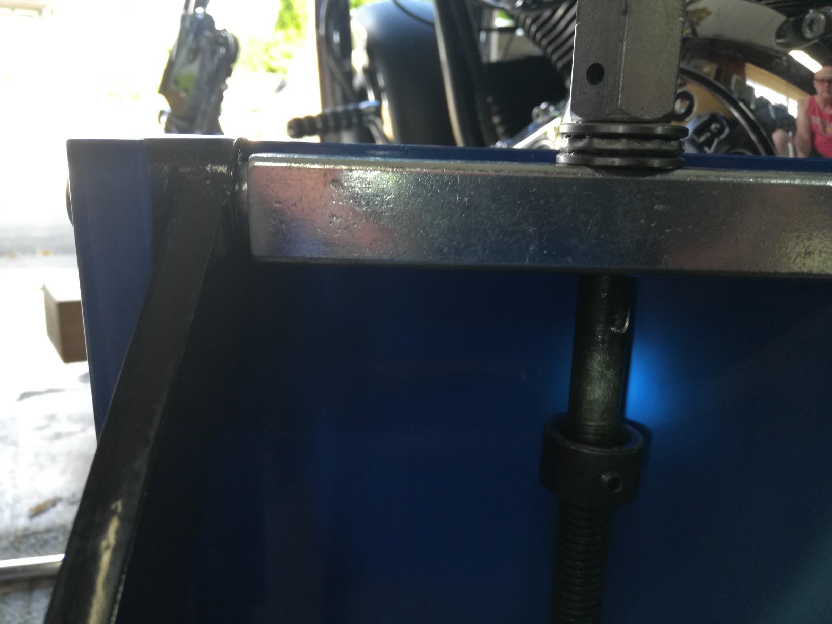 LiftMaster Wide Deck Motorcycle Center Scissor Lift Jack Hoist Stand Bikes ATVs customer photo 2