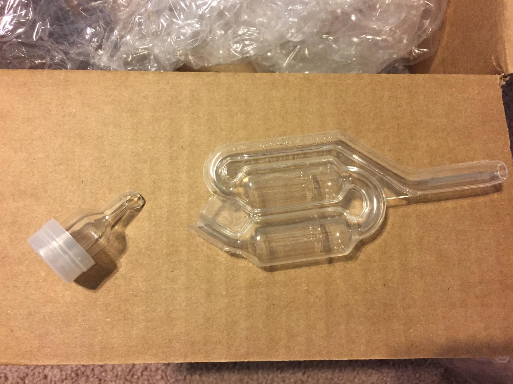 2-Pack 1 Gallon Glass Jar with Lid | Wide Mouth Twin Bubble Airlock Set customer photo 1