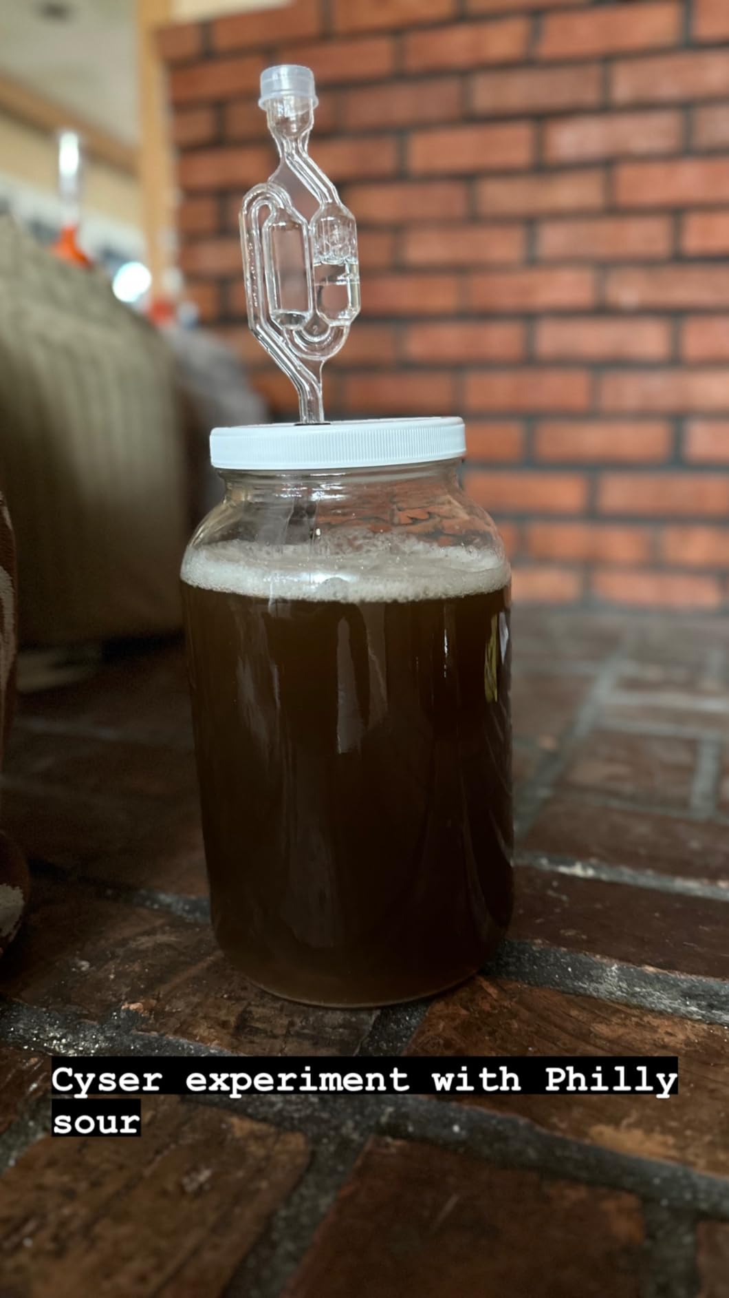 2-Pack 1 Gallon Glass Jar with Lid | Wide Mouth Twin Bubble Airlock Set customer photo 2