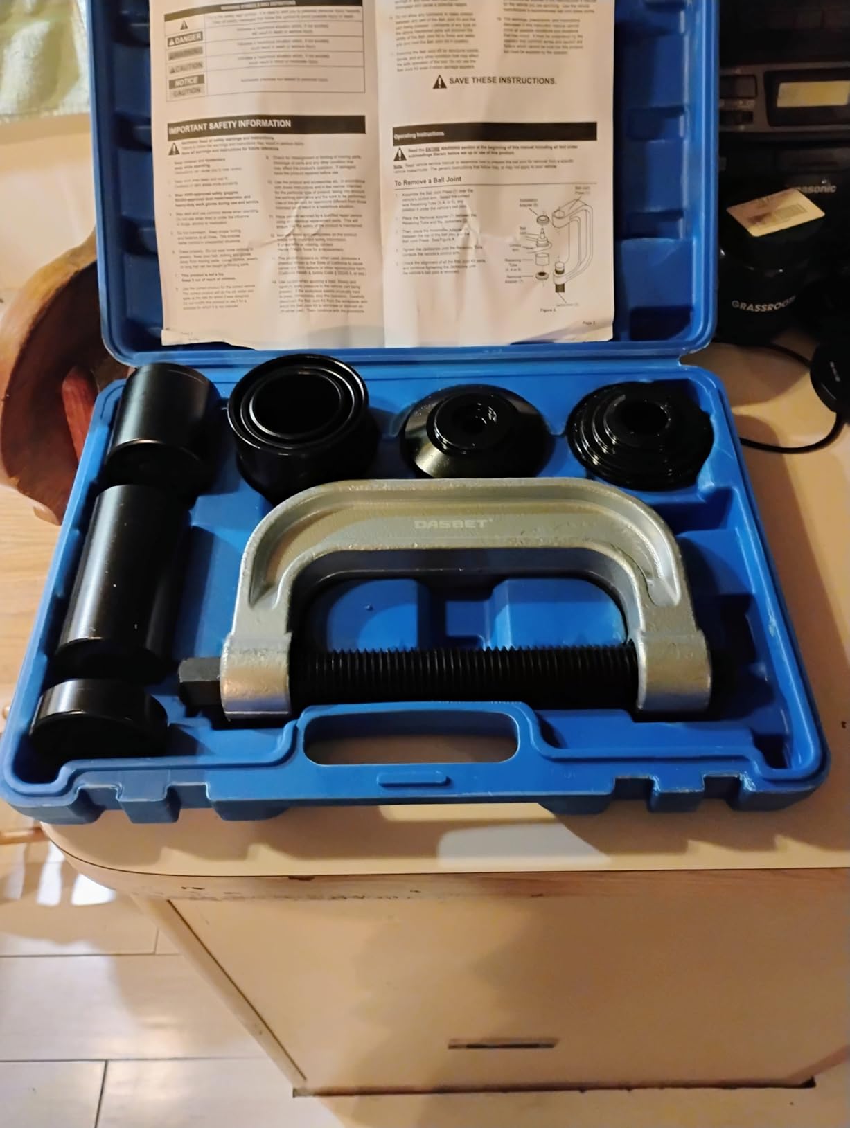 DASBET Ball Joint Removal Tool Kit Ball Joint Press & U Joint Removal Tool customer photo 1