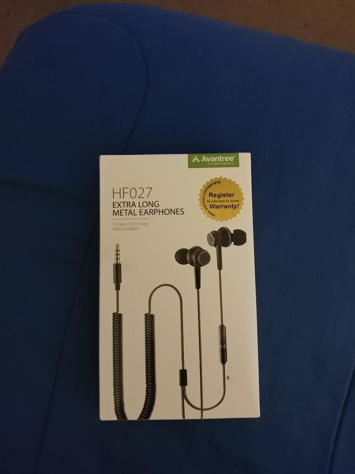 Avantree HF027 Long Cord Earbuds for TV & PC with 18ft Cable customer photo 2