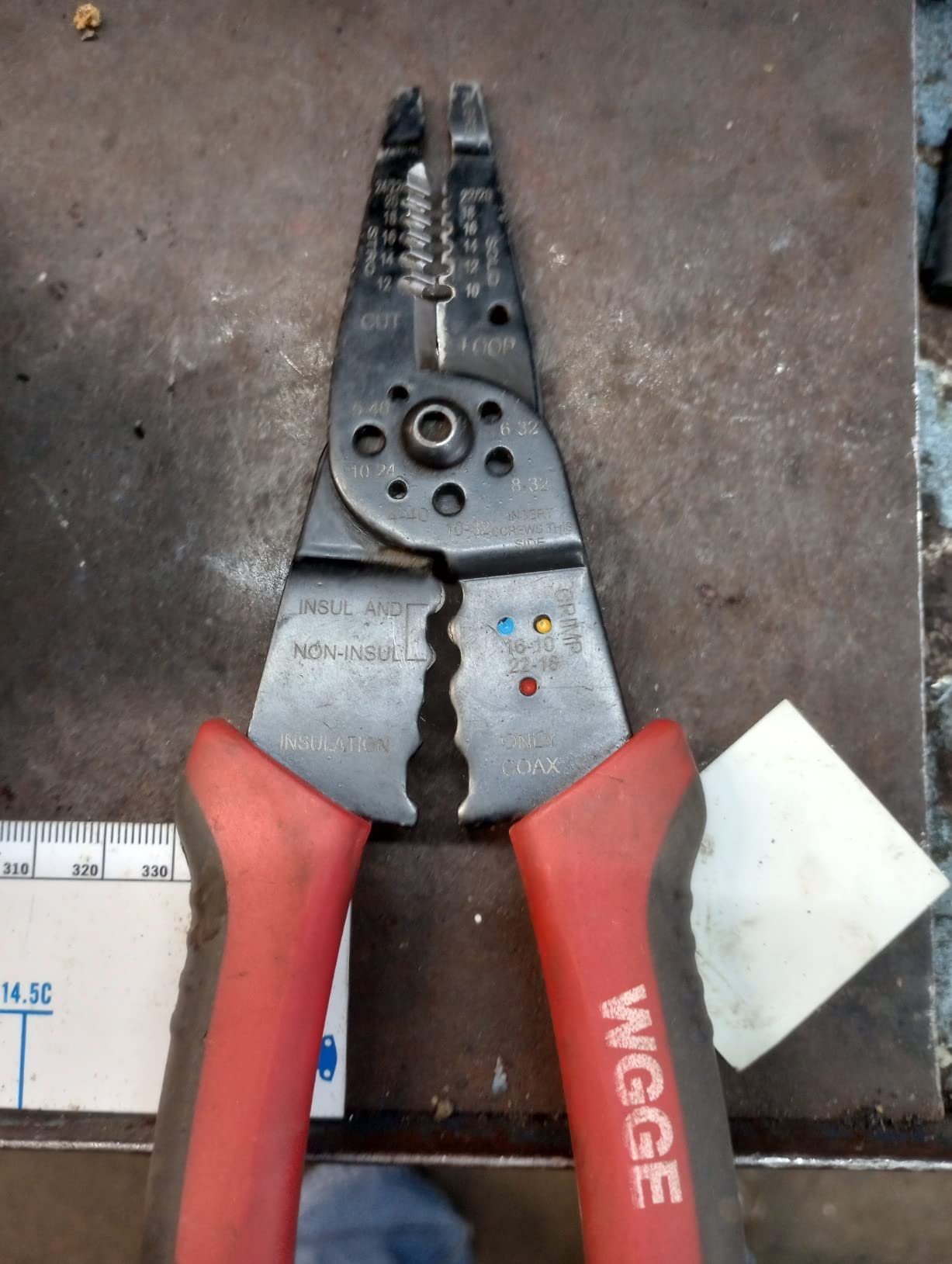 WGGE WG-015 Professional Wire Stripper, Wire Cutter and Wire Crimper 8-inch customer photo 2