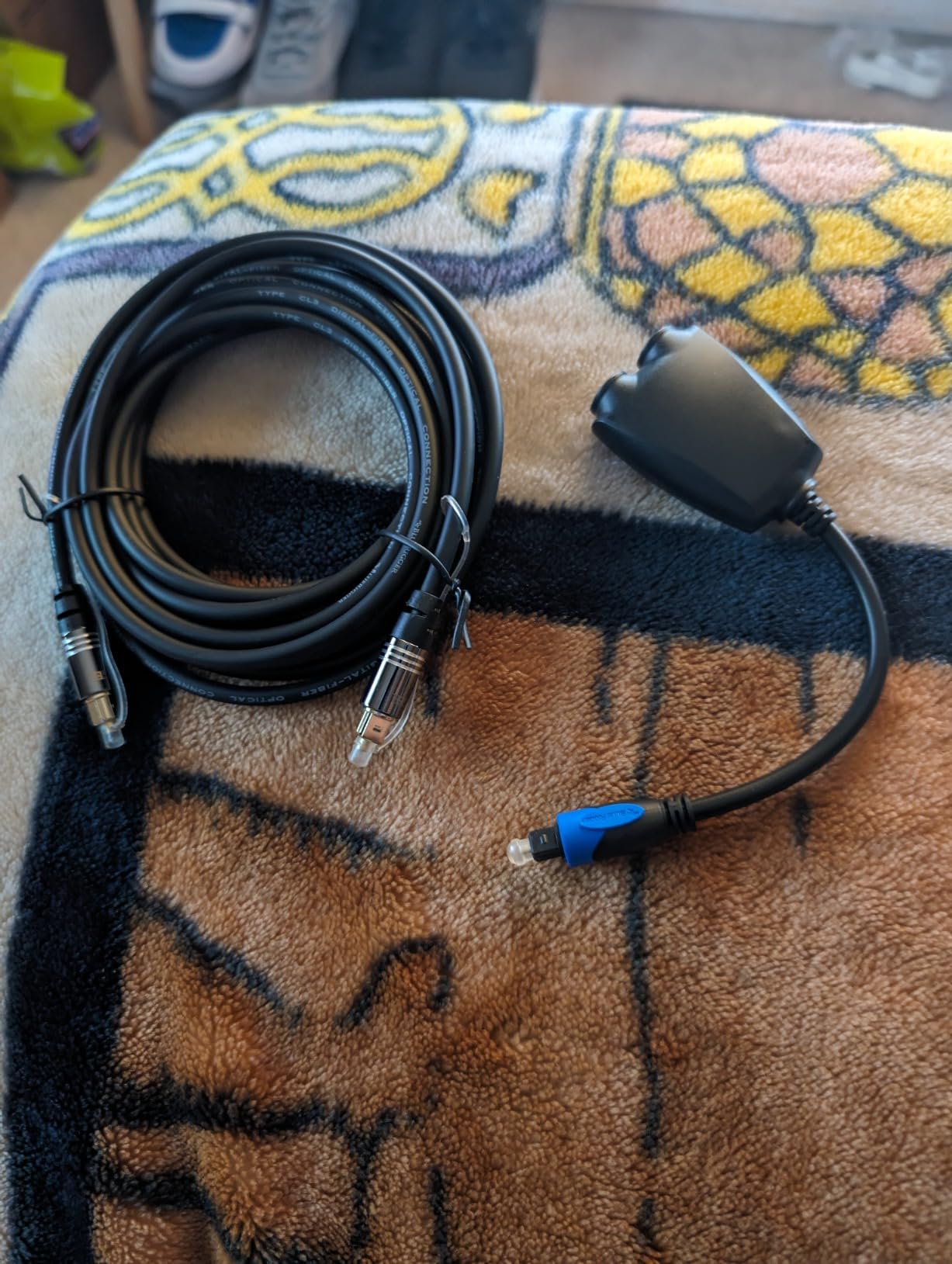 BlueRigger Digital Optical Audio Toslink Cable (10FT, Fiber Optic, Aluminum Shell) customer photo 1