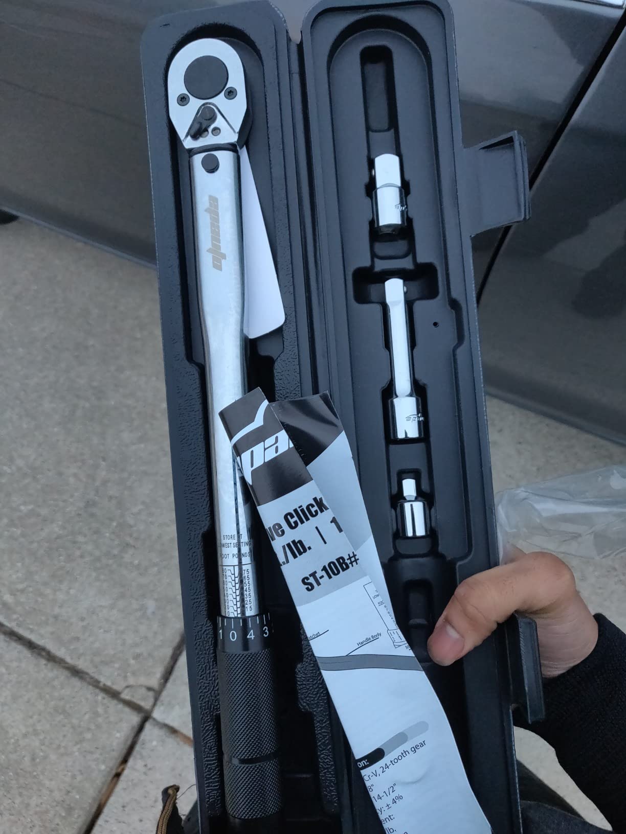 EPAuto 3/8-Inch Drive Click Torque Wrench 10-80 Ft-lb./ 13.6-108.5 Nm customer photo 2