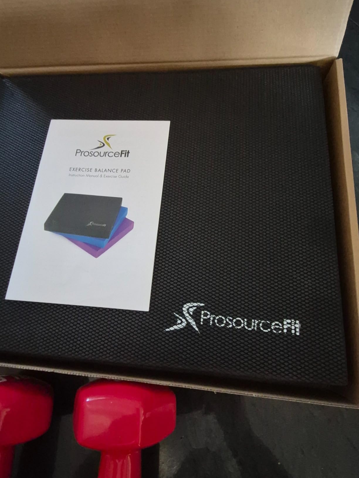ProsourceFit Exercise Balance Pad, Non-Slip Cushioned Foam Mat & Knee Pad for Fitness and Stability Training, Yoga, Physical Therapy customer photo 2