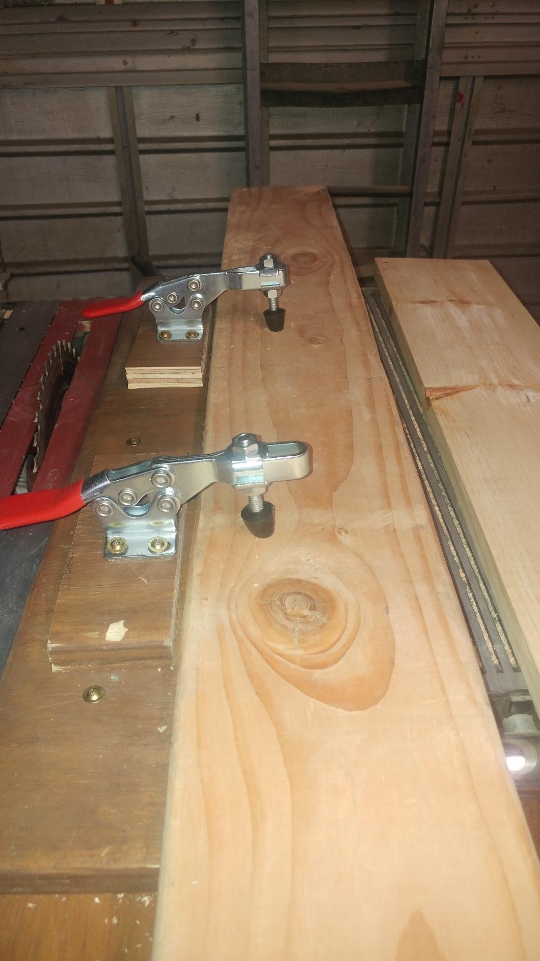 POWERTEC 2PK Toggle Clamp, 100lbs Holding Capacity, 301A Quick Release Push Pull Clamp for Woodworking Jigs and Fixtures, Pocket Hole Jigs, Welding, Crosscut Sled, CNC (20323) customer photo 2