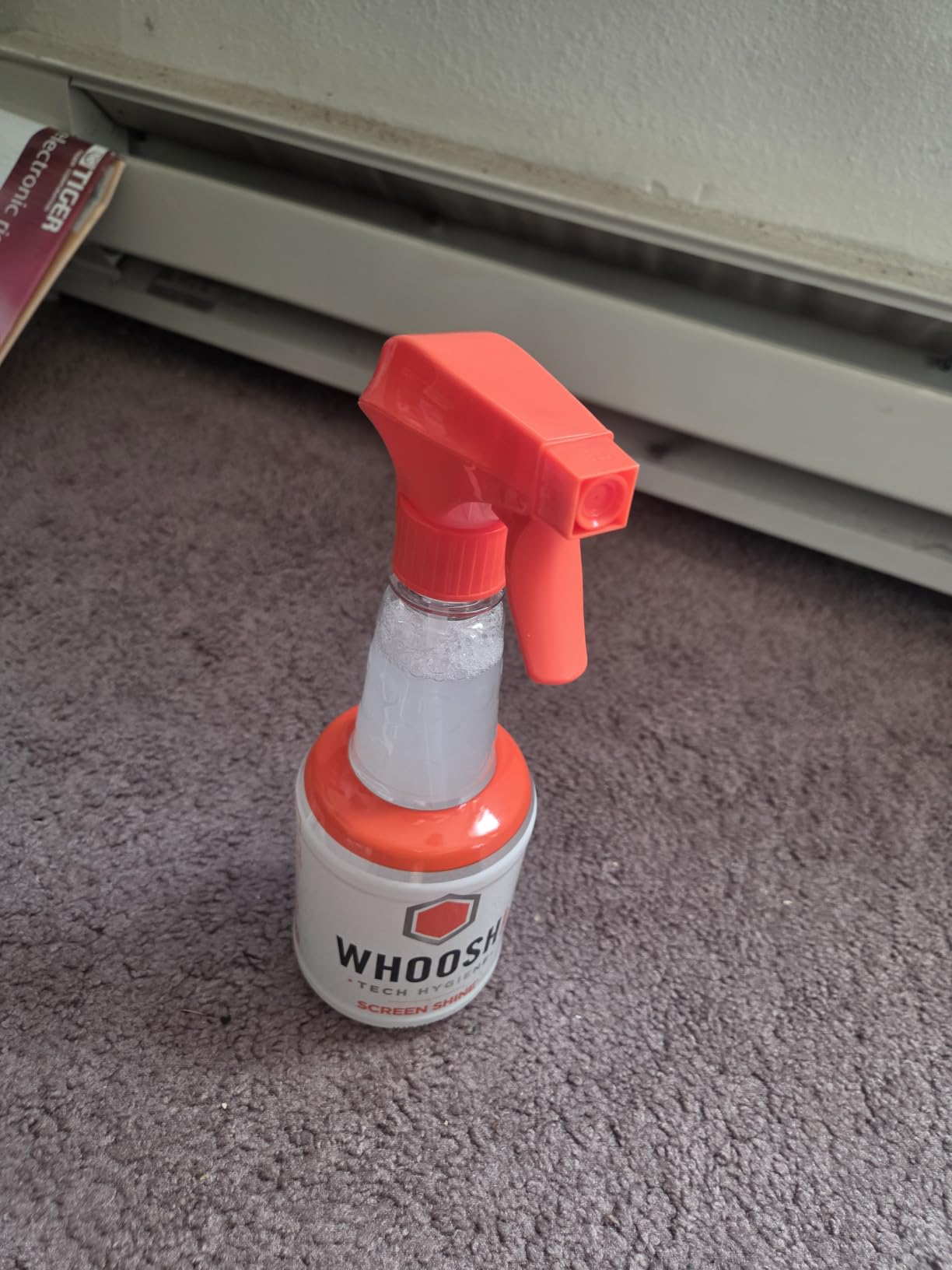 WHOOSH! Screen Shine Pro - Refillable TV Screen Cleaner & Cloth, 16.9 fl oz customer photo 1