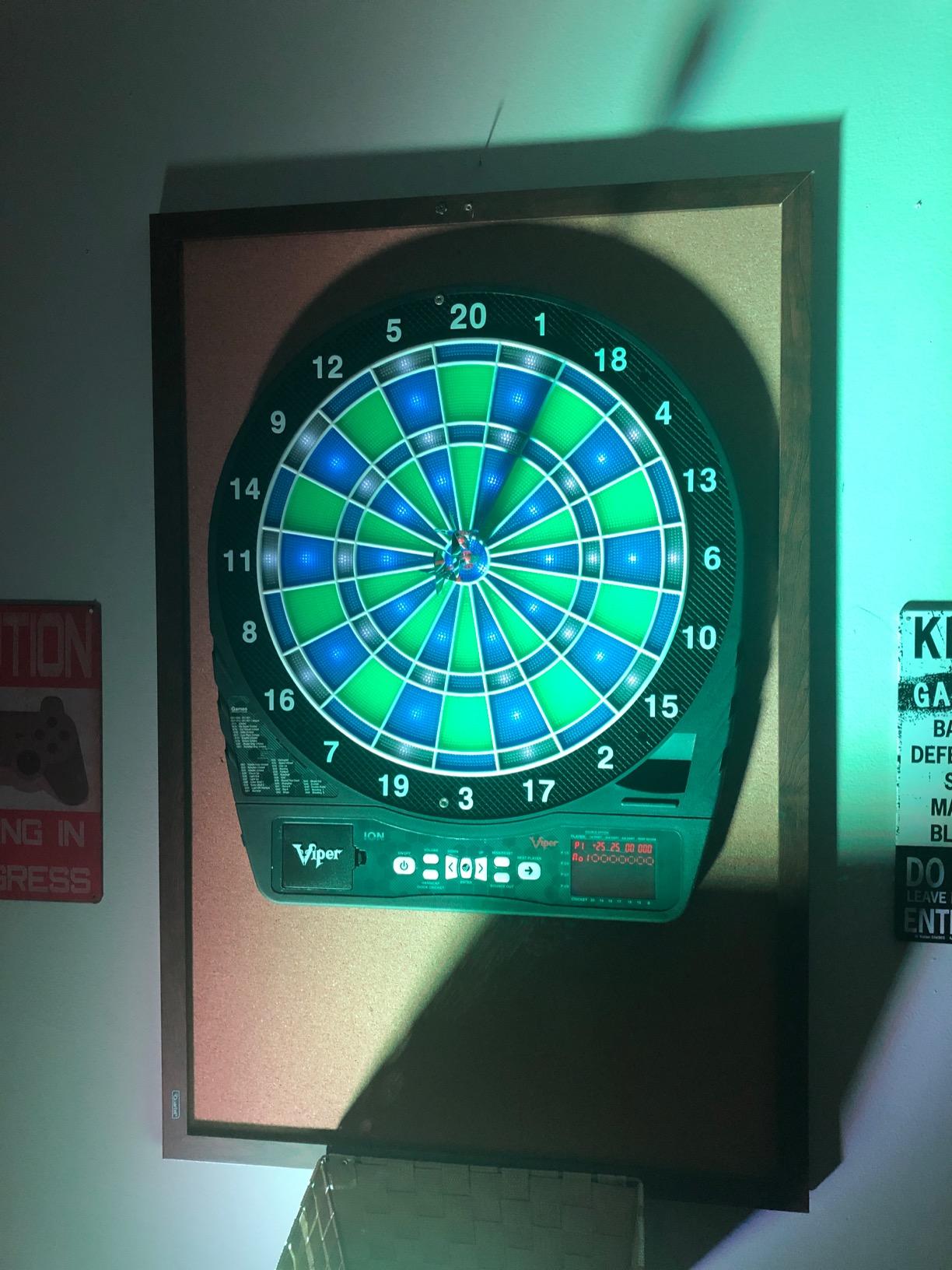 Viper by GLD Products Ion Illuminated Electronic Soft Tip Dart Board customer photo 1