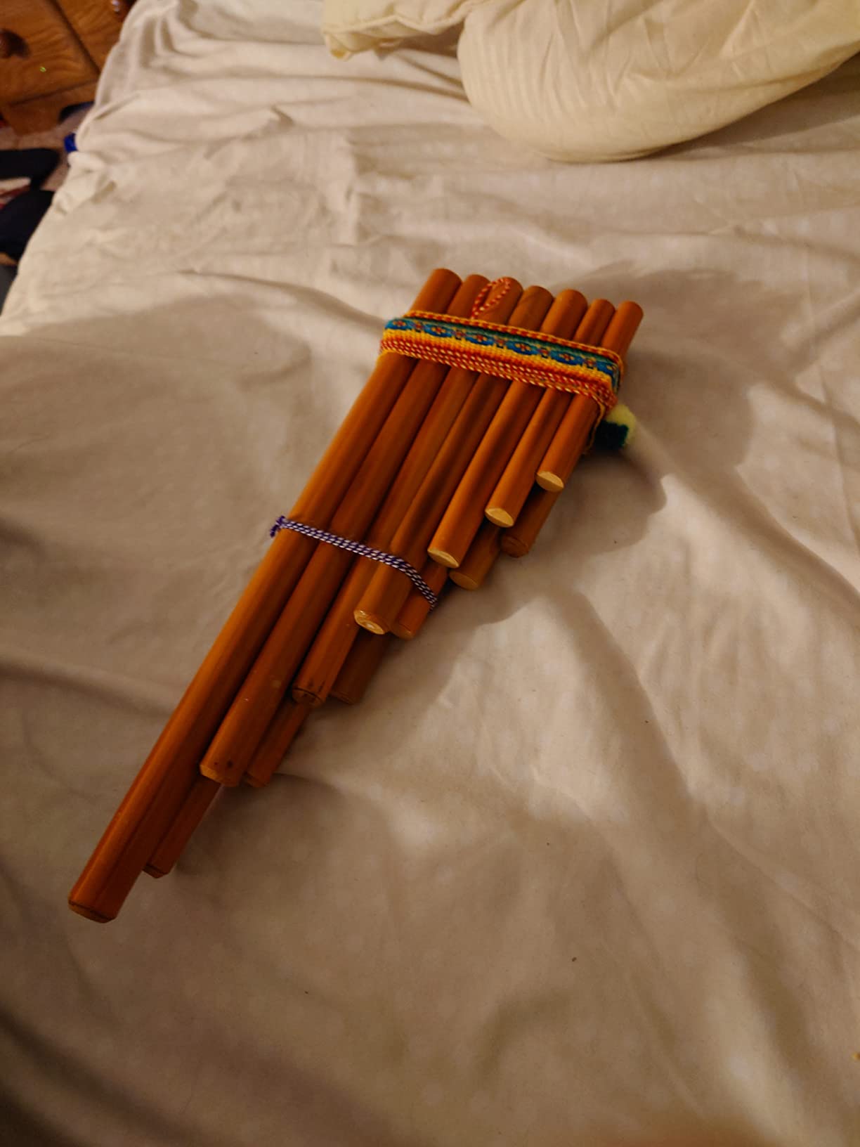 Spirit of Nature - Flute Instrument Pan Flute, Native Instruments Musical Instruments for Adults | Bamboo Flute Wooden Flute, Flauta de Pan Flautas Musicales, 2 Sizes - Large customer photo 2