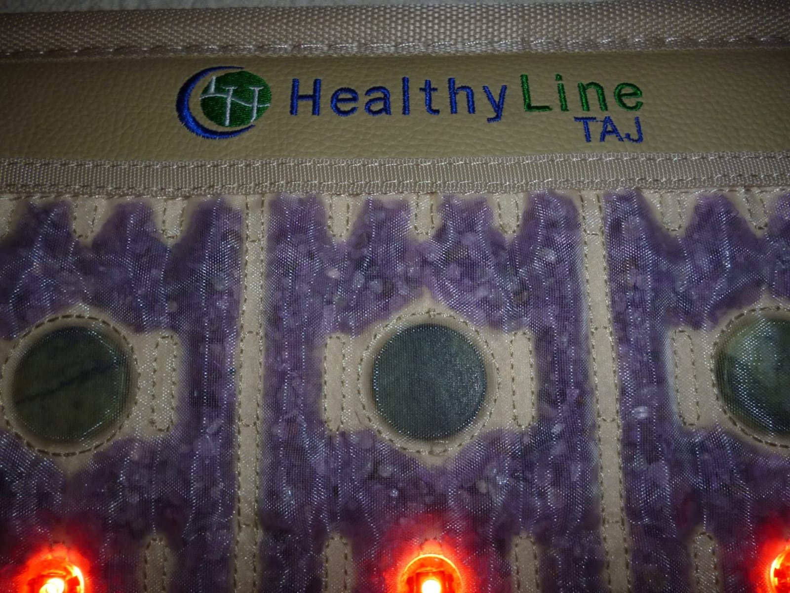 HealthyLine TAJ PEMF Far Infrared Heating Mat, Full Body, 60 x 24 | Balanced full-body coverage, 3 natural gemstones, 22 lb weighted design, Adjustable heat customer photo 1