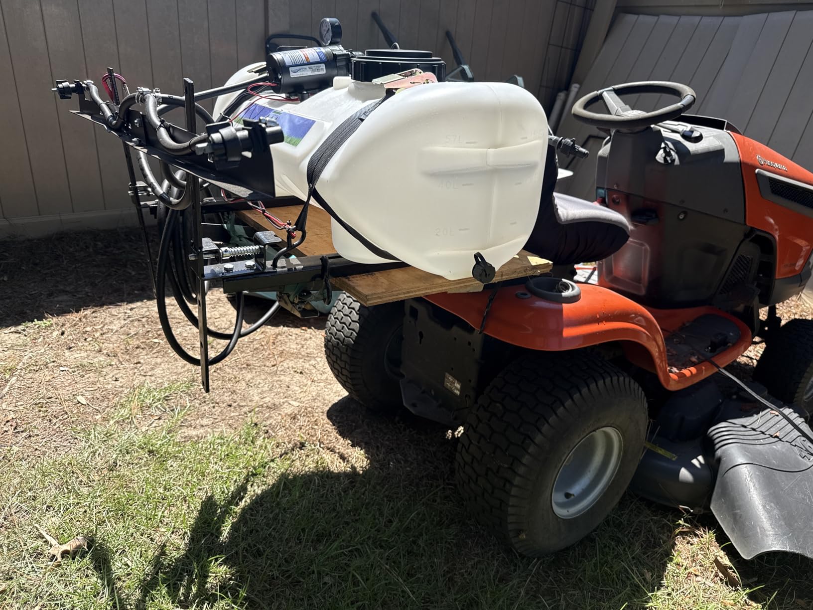 Master Mfg 15-Gallon ATV Broadcast Sprayer - 7ft Swath, 2.2GPM, 70PSI Max customer photo 1