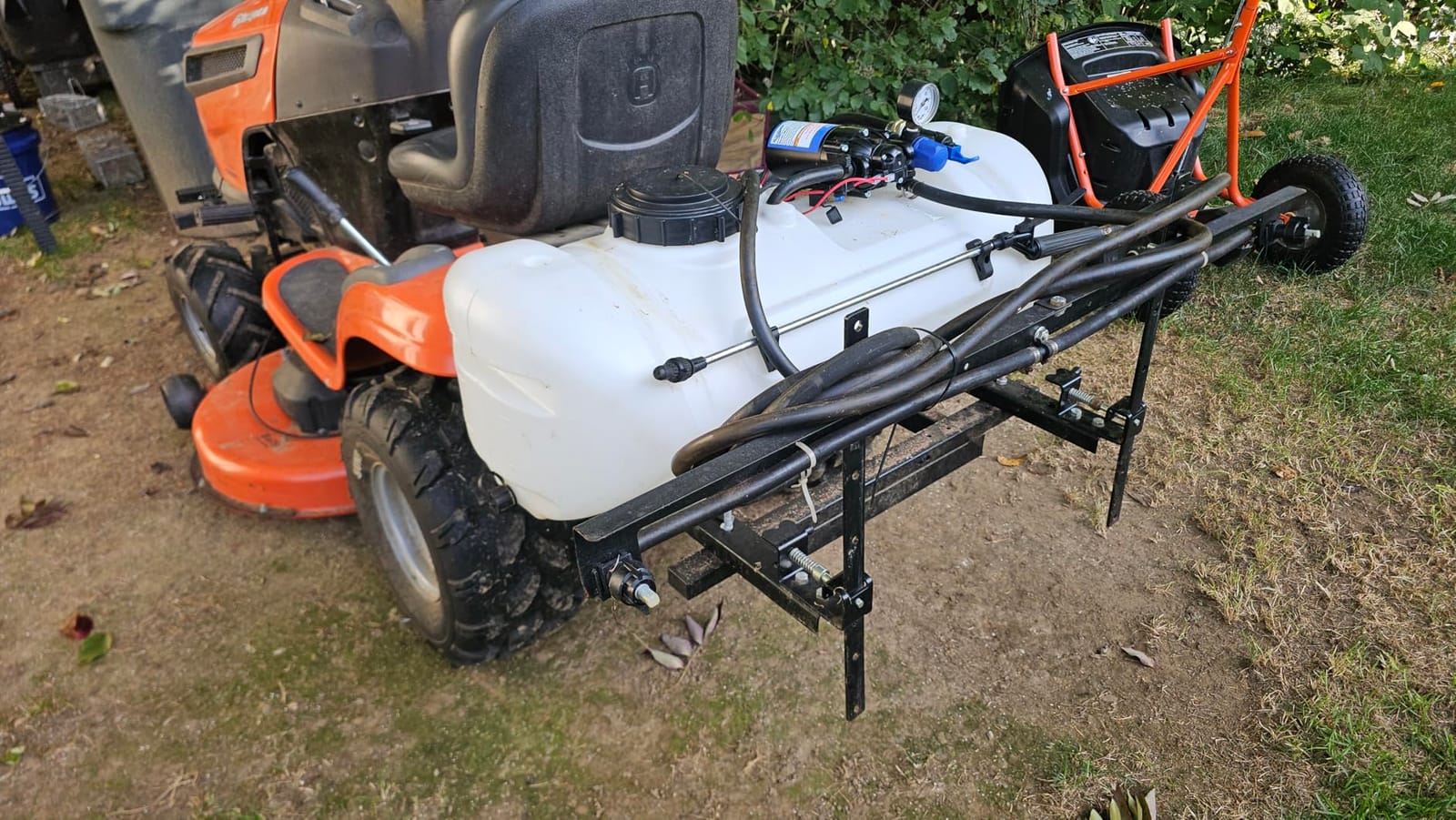 Master Mfg 15-Gallon ATV Broadcast Sprayer - 7ft Swath, 2.2GPM, 70PSI Max customer photo 2