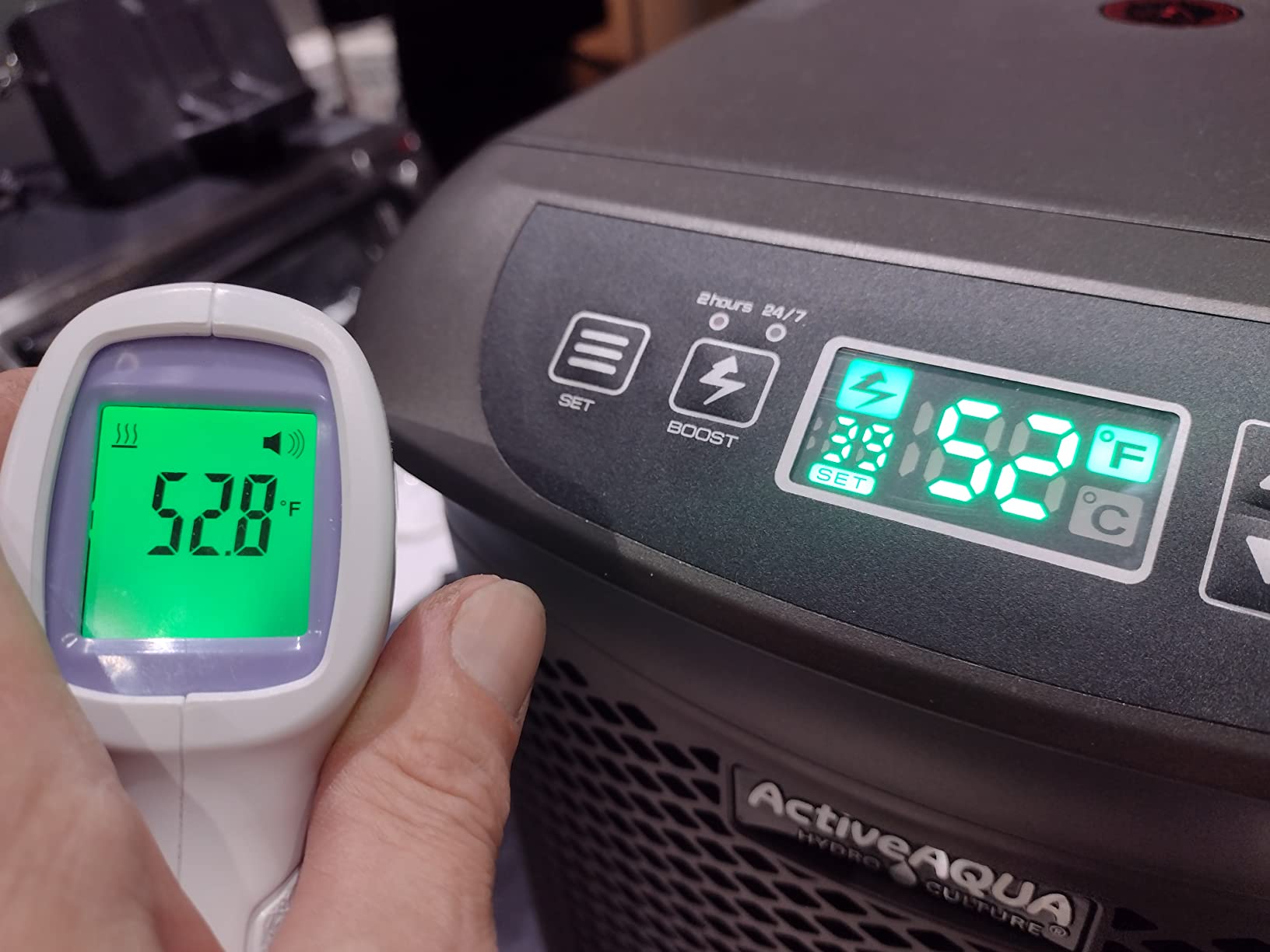 Active Aqua 0.10 HP Water Chiller with Boost | Cold Plunge & Ice Bath Cooler | Digital Temp Control | Fresh & Salt Water, Hydroponics, Aquariums | 10–40 Gal customer photo 2