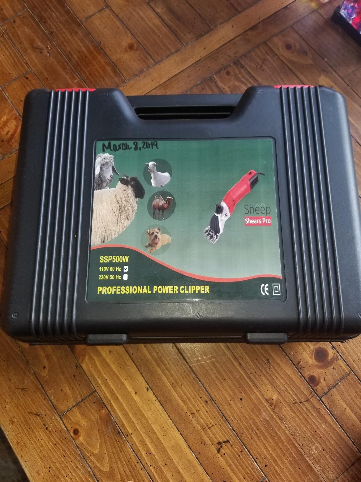 Sheep Shears Pro Electric Sheep Shearing Clipper, 110V, 500W with 2 Blades customer photo 1