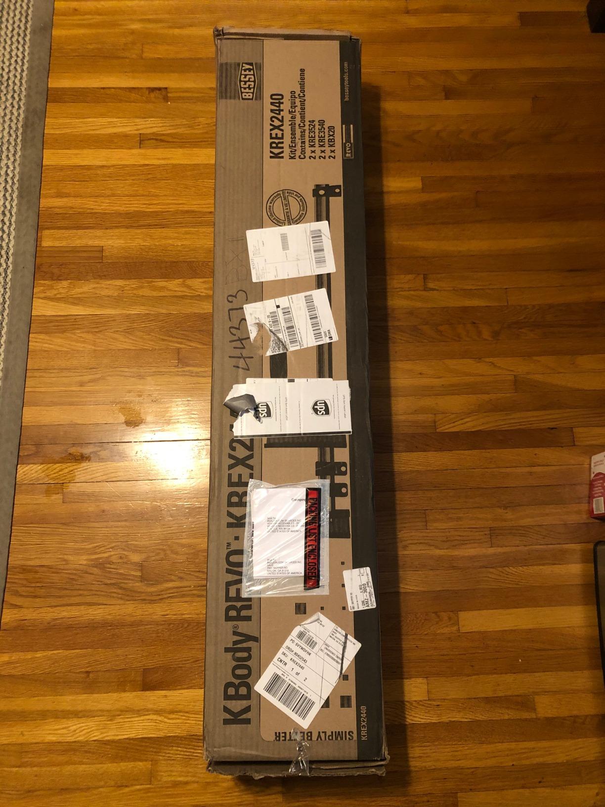 BESSEY KREX2440 K Body REVO Clamp Kit, 2 x 24 In., 2 x 40 In. and 2 KBX20 Extenders - 1700 lbs Nominal Clamping Force. , Spreader, and Woodworking Accessories - Clamps and Tools for Cabinetry customer photo 1