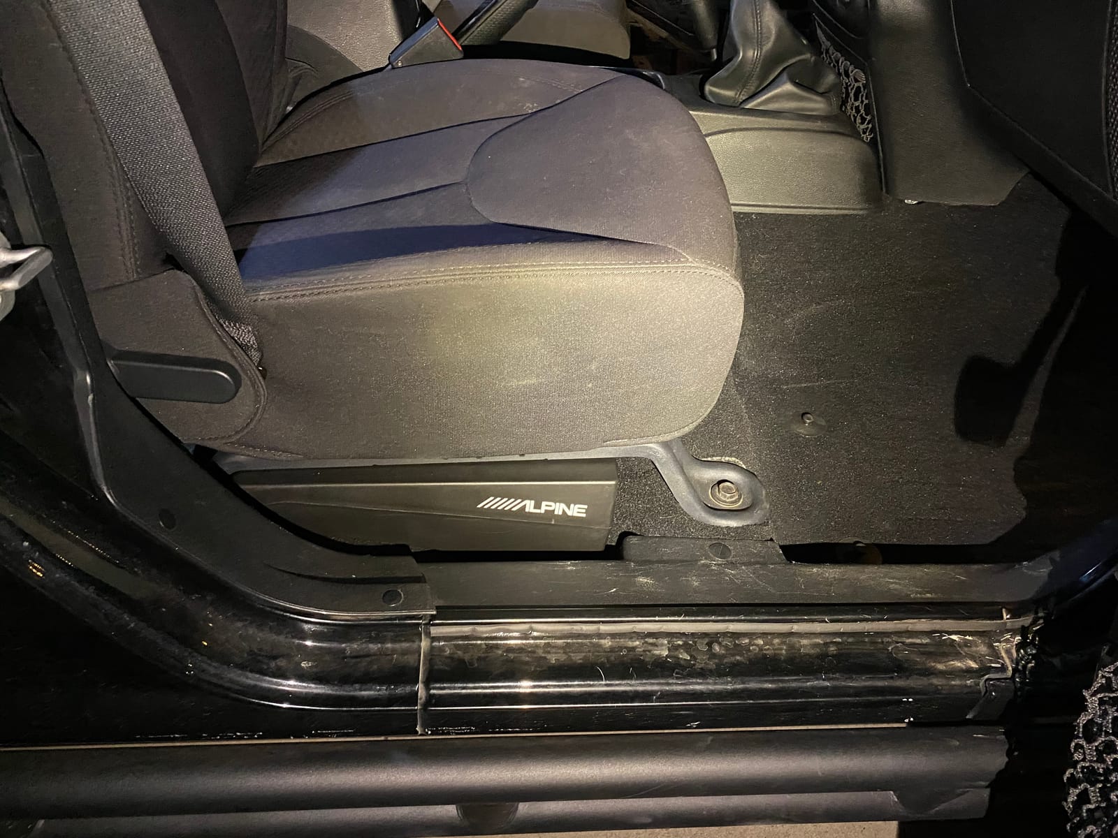 Alpine SBV-10-WRA Pre-Loaded 10-Inch Subwoofer for 2007-2018 Jeep Wrangler JKU customer photo 1