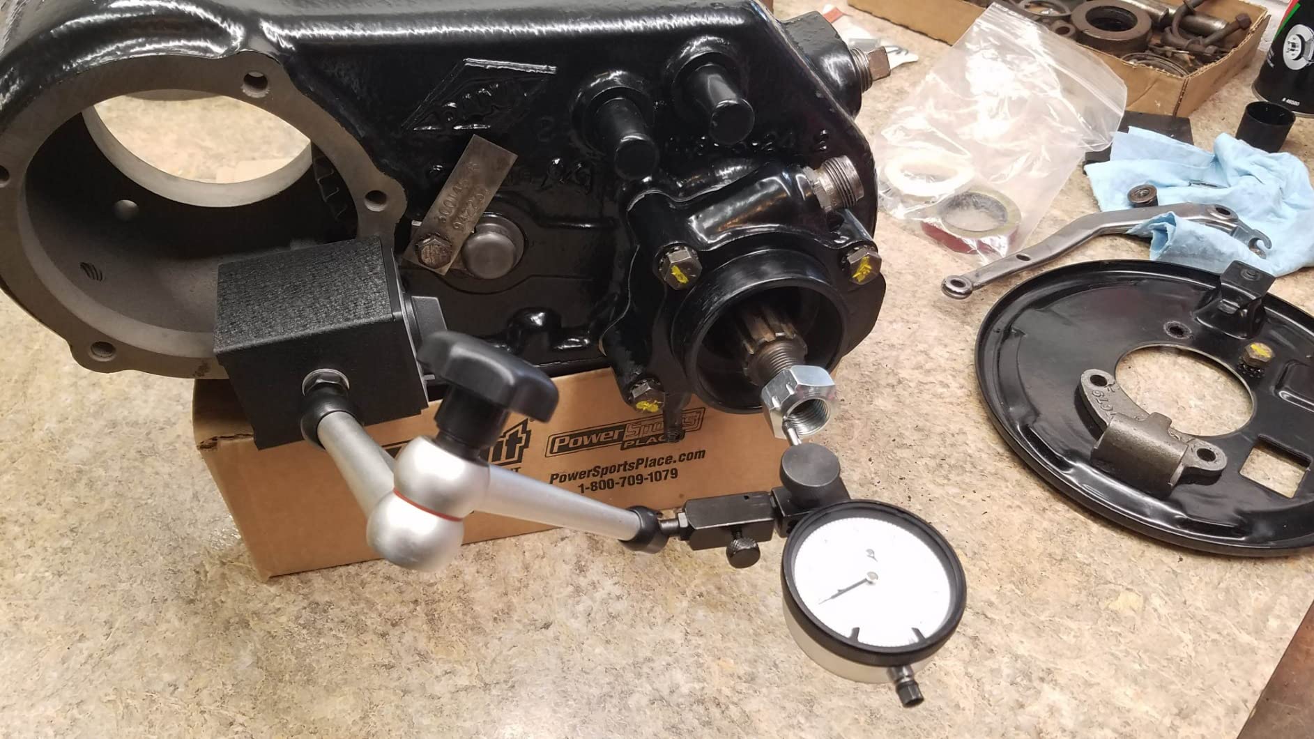 Clockwise Tools Dial Indicator with Magnetic Base Holder Stand, DIMR-0105 0-1 inch customer photo 2