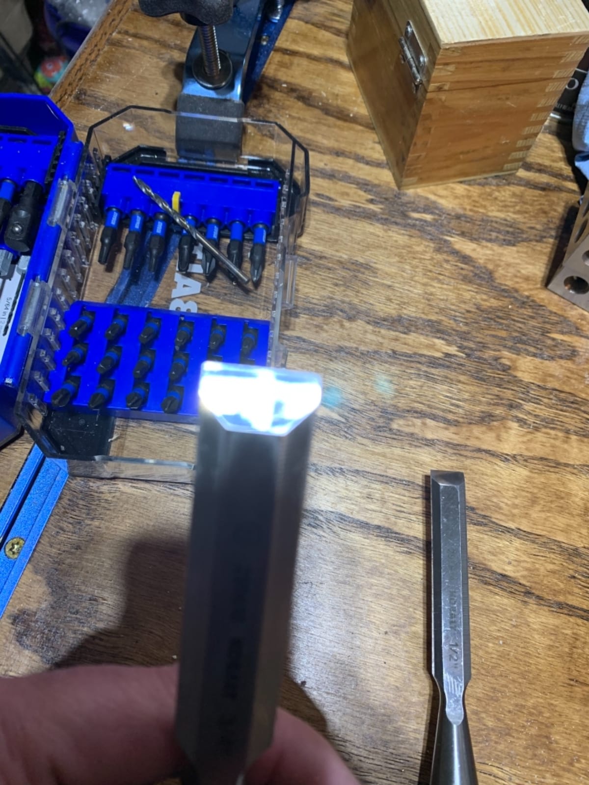ATLIN Honing Guide - Sharpening Jig for Chisels and Planer Blades customer photo 2