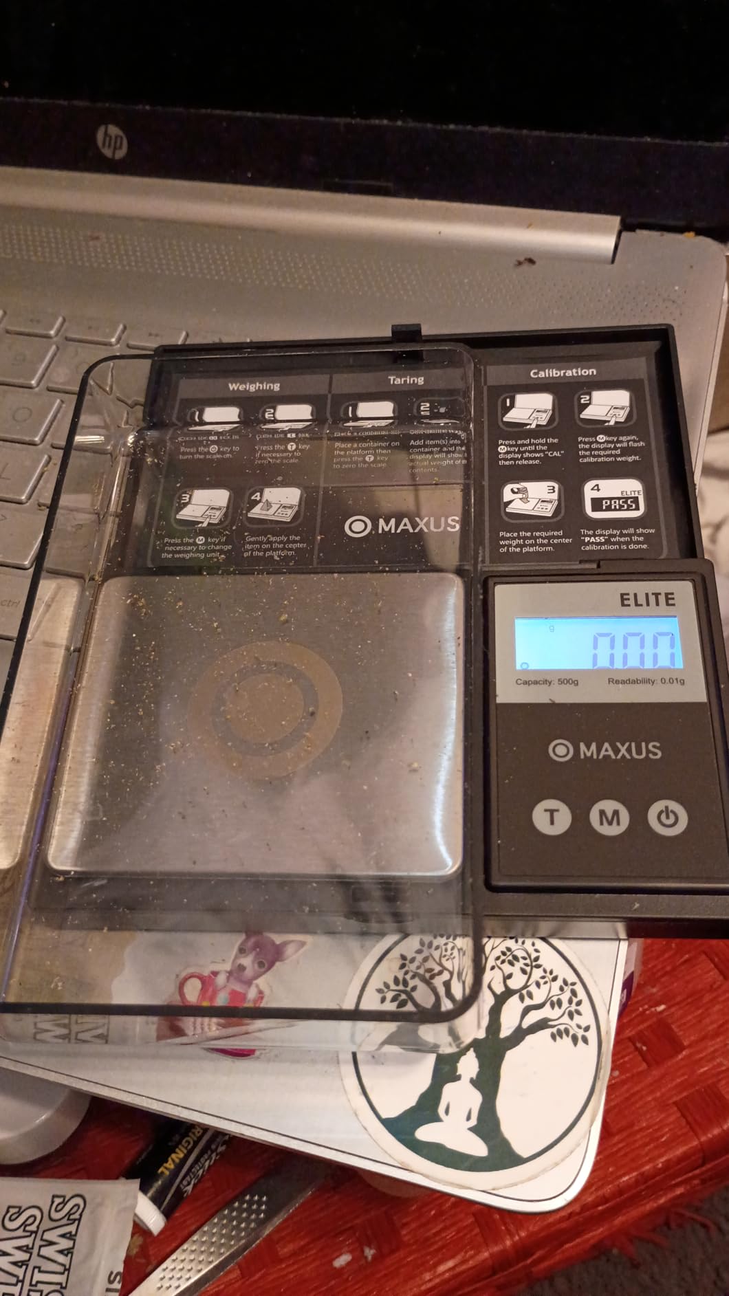 MAXUS Digital Pocket Gram Scale 500g x 0.01g High Precision with Tray customer photo 1