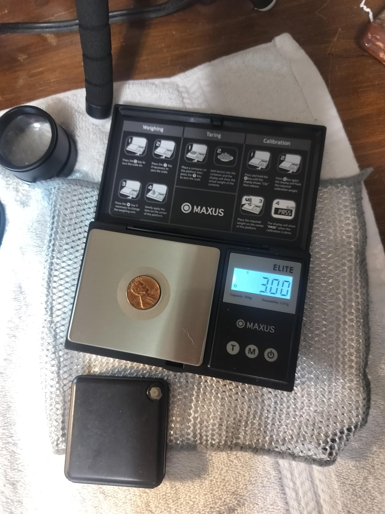 MAXUS Digital Pocket Gram Scale 500g x 0.01g High Precision with Tray customer photo 2