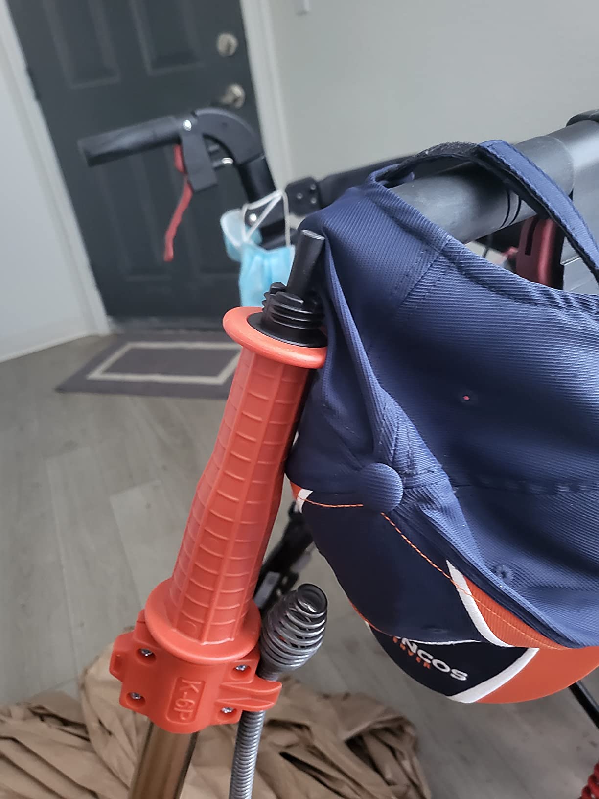 Closet Auger, 6 ft Cable Lg, 1/2 in Cable Dia, Power Drill Compatible, Bulb Head, Manual Cable Feed - 1 Each customer photo 2