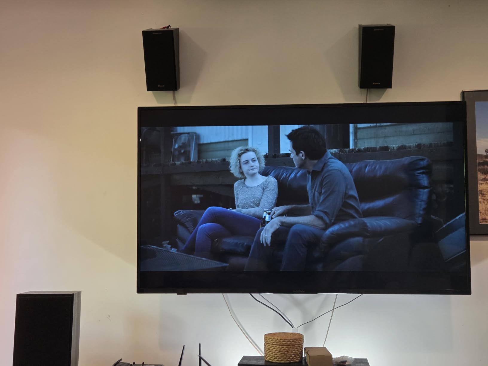 Klipsch R-41SA Powerful Detailed Home Speaker Set of 2 Black | Use on compatible tower or bookshelf speakers for reflected height effects, or wall-mount as elevation or surround speakers customer photo 1