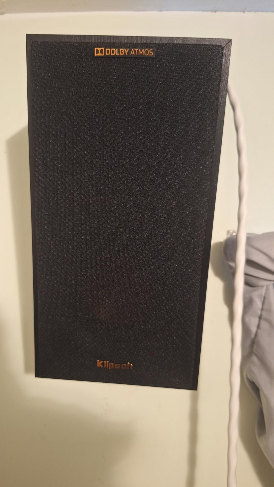 Klipsch R-41SA Powerful Detailed Home Speaker Set of 2 Black | Use on compatible tower or bookshelf speakers for reflected height effects, or wall-mount as elevation or surround speakers customer photo 2