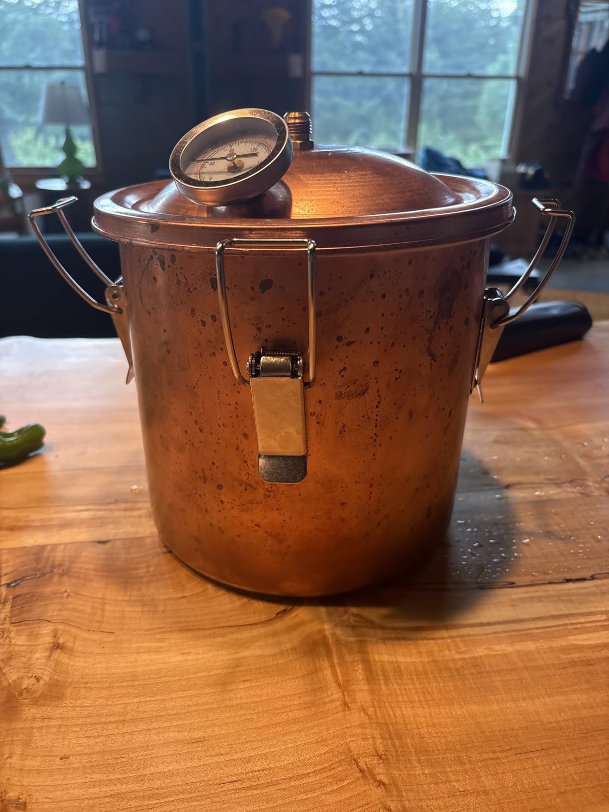 Kingsunshine 1.5 Gallon Pure Copper Boiler Pot Alembic Still Wine Alcohol Water Distiller customer photo 2