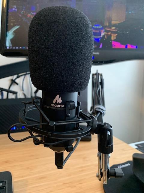 MAONO A04 USB Microphone, 192kHz/24Bit Condenser Mic Kit for PC Podcast | Plug & Play Computer Cardioid Metal Mic with Pro Sound Chipset for Recording, Gaming, Content Creation, Streaming, YouTube customer photo 2