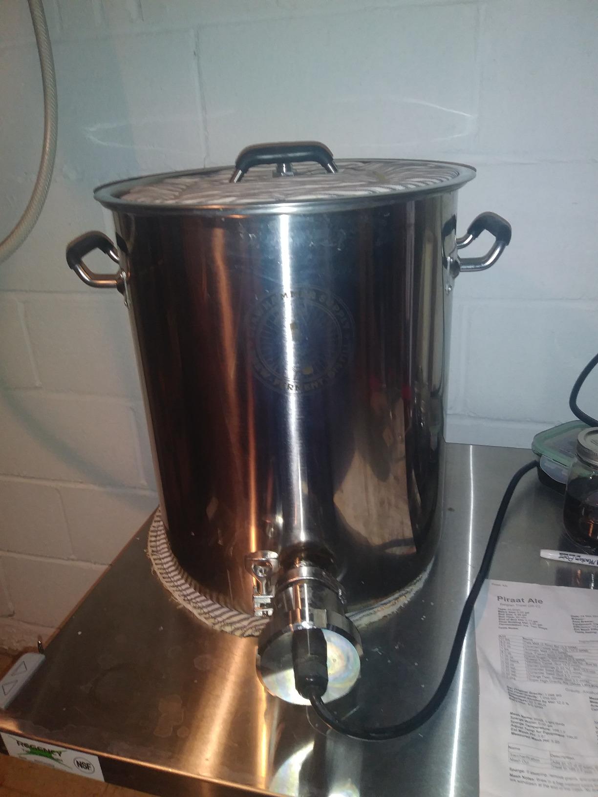 Clawhammer Supply 10.5 Gallon Electric All-in-One Brewing System – Digital, Semi-Automated, 120V, BIAB All Grain & Extract, 304 Stainless Steel customer photo 2