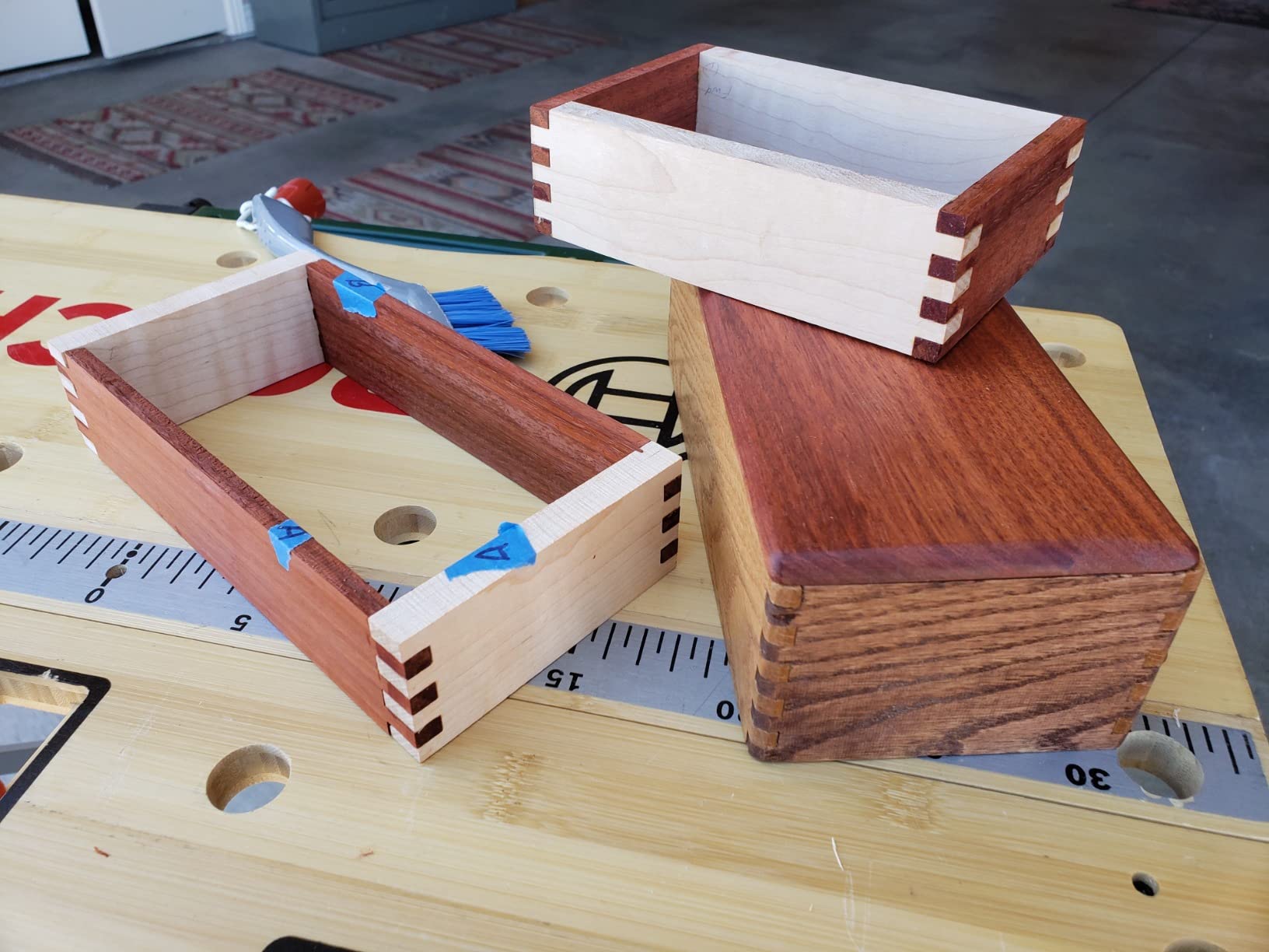Router Table Box Joint Jig with 1/4