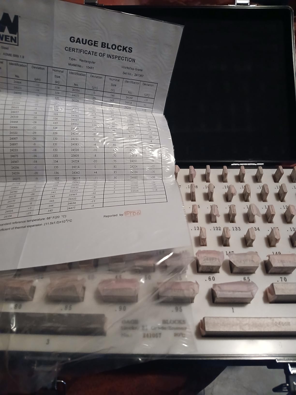 WEN 10481 81-Piece Steel Gauge Block Set with Case customer photo 1