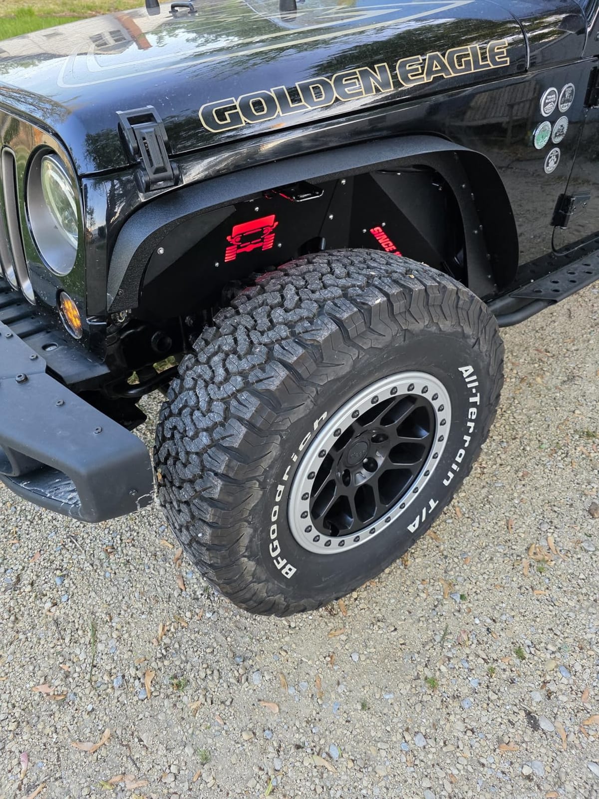 OEDRO Front & Rear Fender Flares Compatible with 2007-2018 Jeep Wrangler JK customer photo 2