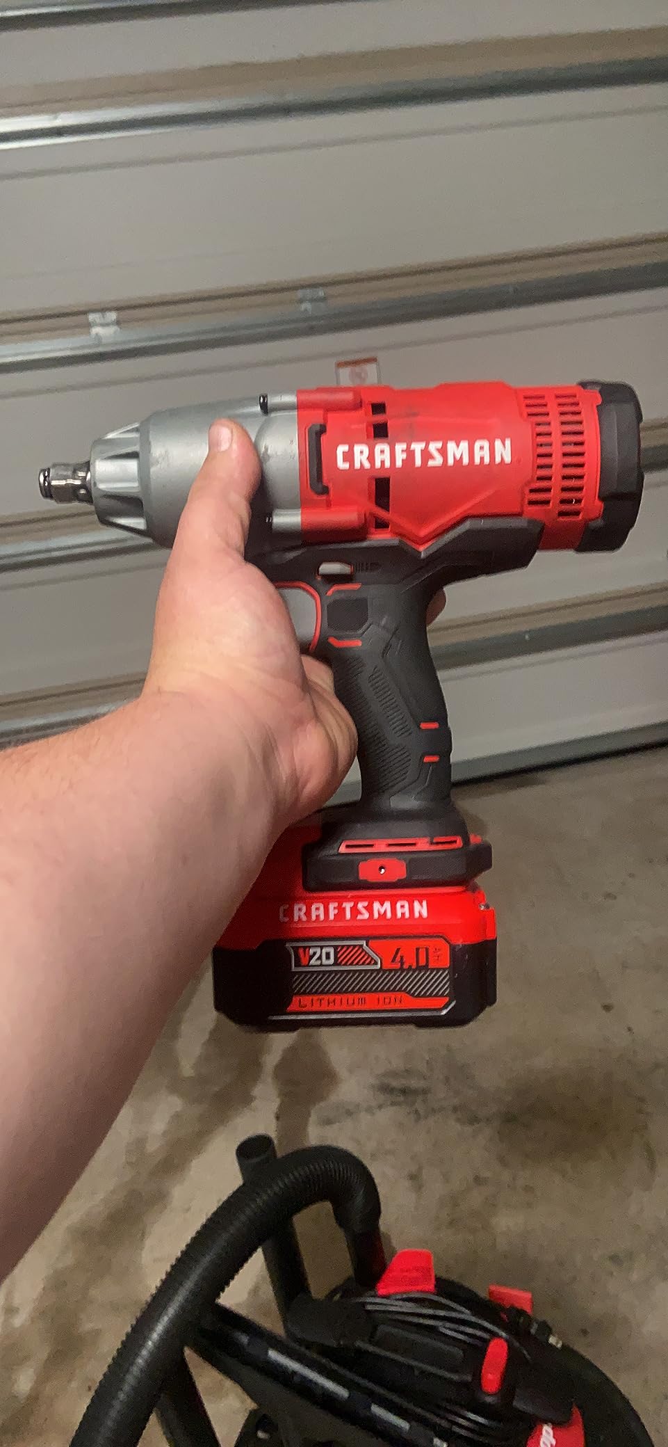 CRAFTSMAN V20 RP 1/2 inch Cordless Impact Wrench Kit, Brushless, 4Ah Battery and Charger Included (CMCF900M1) customer photo 2