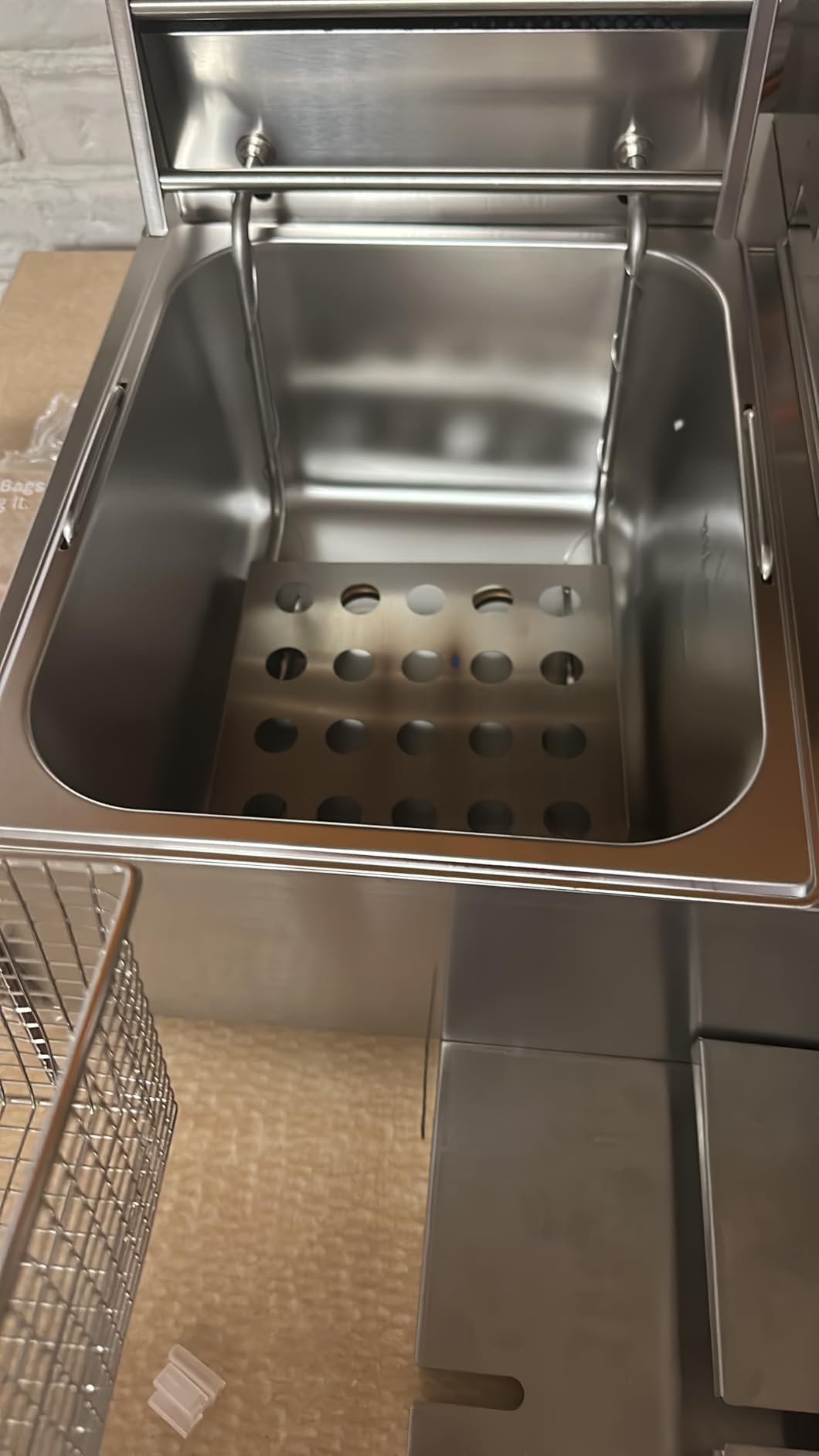 ROVSUN 22.8QT Commercial Deep Fryer with Baskets & Lids, 21.8L Stainless Steel Electric Double Fryer, Countertop Kitchen Frying Machine w/Temperature Control, French Fries Donuts 3400W customer photo 1