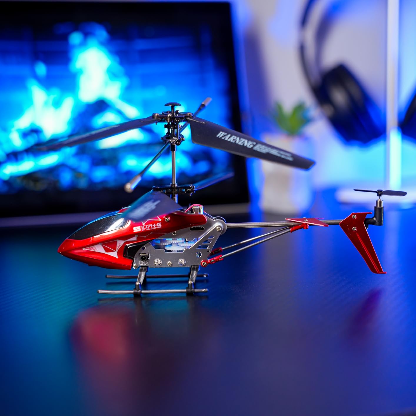 SYMA S107H-E RC Helicopter for Kids, Alloy Body, Altitude Hold, Red customer photo 1