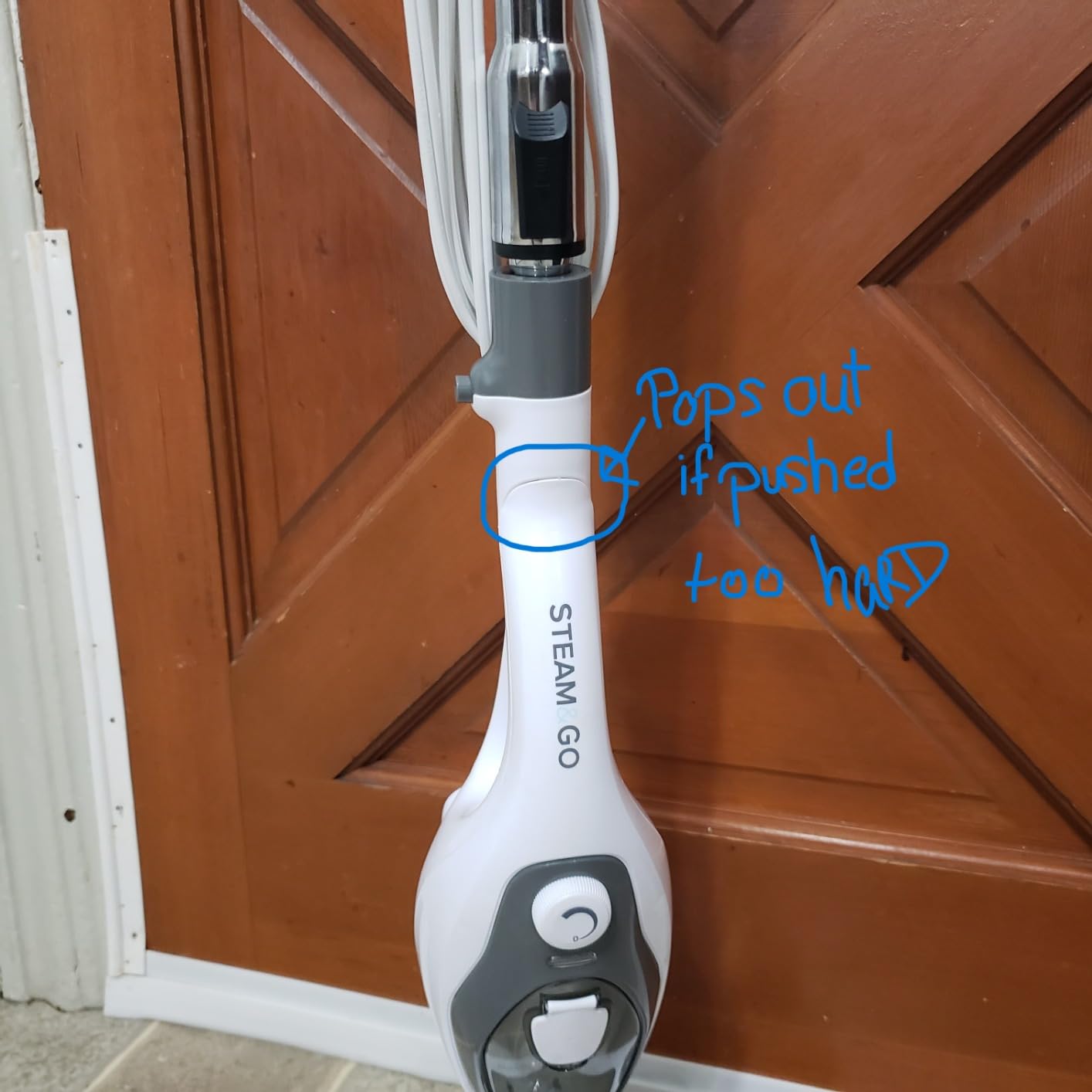 Steam & Go 10-in-1 Multi-Surface Mop and Handheld Steam Cleaner customer photo 2