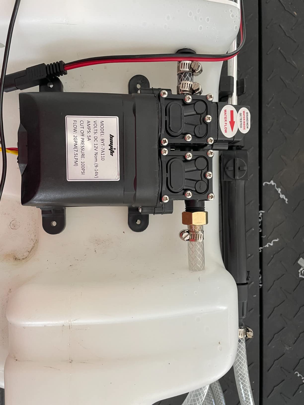 Ironton 12-V ATV Spot Sprayer, 5-Gal. Capacity, 1 GPM Flow Rate customer photo 1