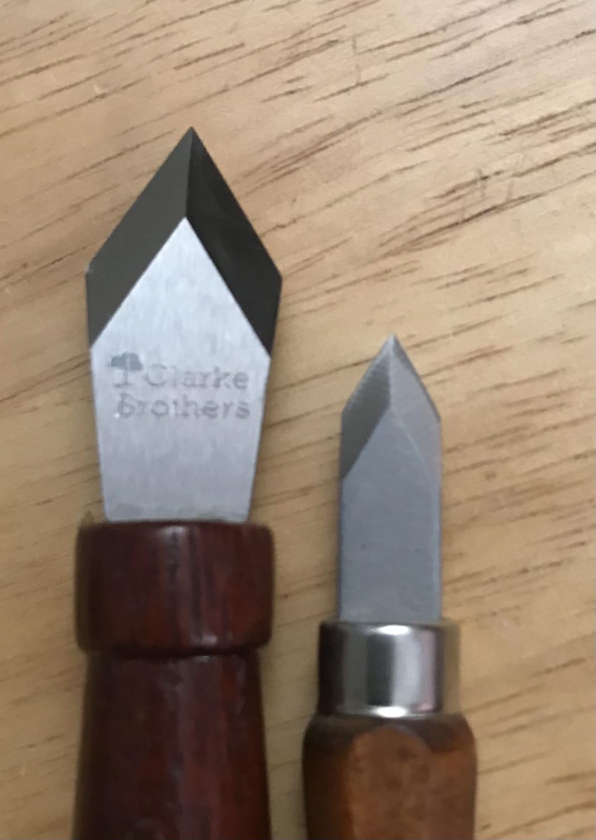 Clarke Brothers Marking Knife and Real Leather sheath – Wood Marking Gauge – Premium Woodworking Tool with High Carbon Steel Blade – Quality with Sharp Blade – Beautiful Wooden Handle customer photo 2