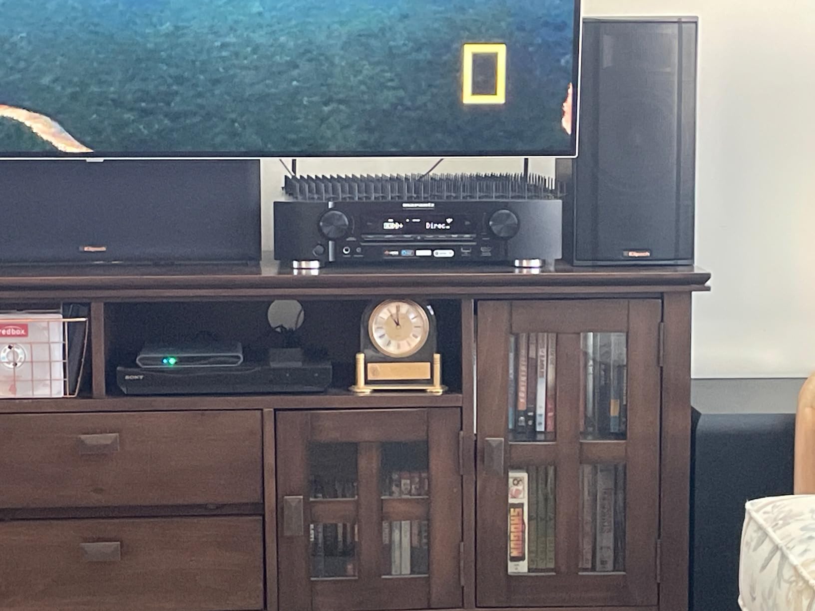 Marantz NR1510 UHD AV Receiver - Slim 5.2 Channel Home Theater Amplifier, Dolby TrueHD and DTS-HD Master Audio | Alexa Compatible | Stream Music via Wi-Fi, Bluetooth and HEOS Black customer photo 1