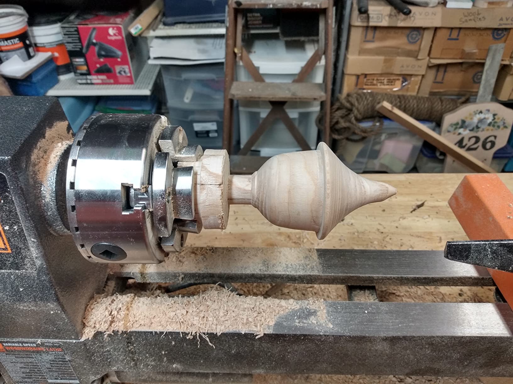 WEN LA4374 3.75-Inch 4-Jaw Self-Centering Lathe Chuck Set with 1-Inch x 8TPI Thread customer photo 2