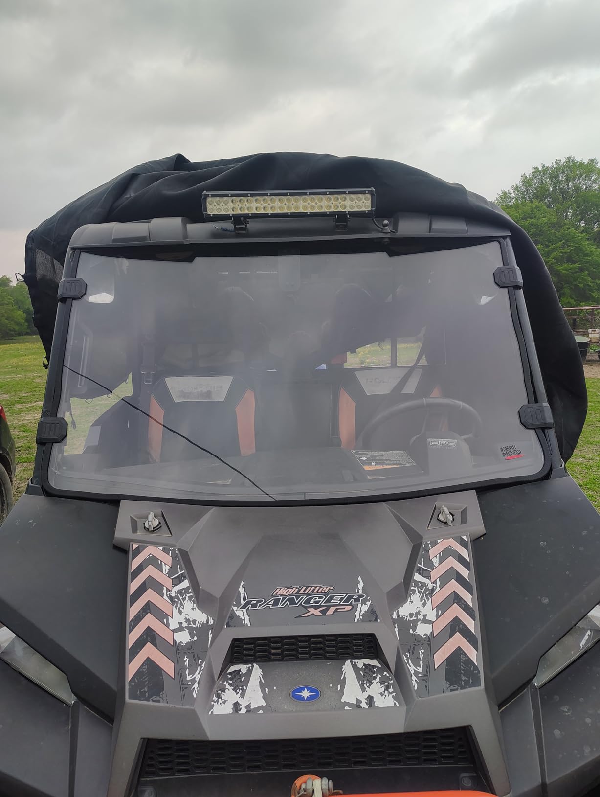 KEMIMOTO Front Windshield Compatible with Ranger XP 1000/1000/900 customer photo 1