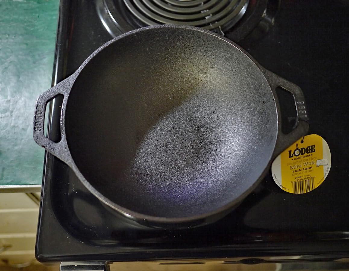 Lodge Pre-Seasoned Cast Iron Mini Wok, 6.25 Inches customer photo 2