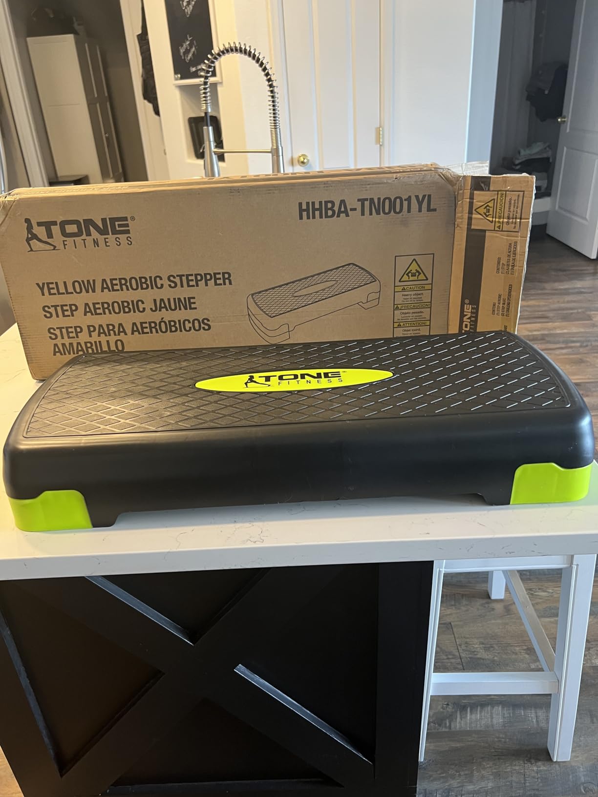 Tone Fitness Compact Aerobic Step Platform | Exercise Step customer photo 1