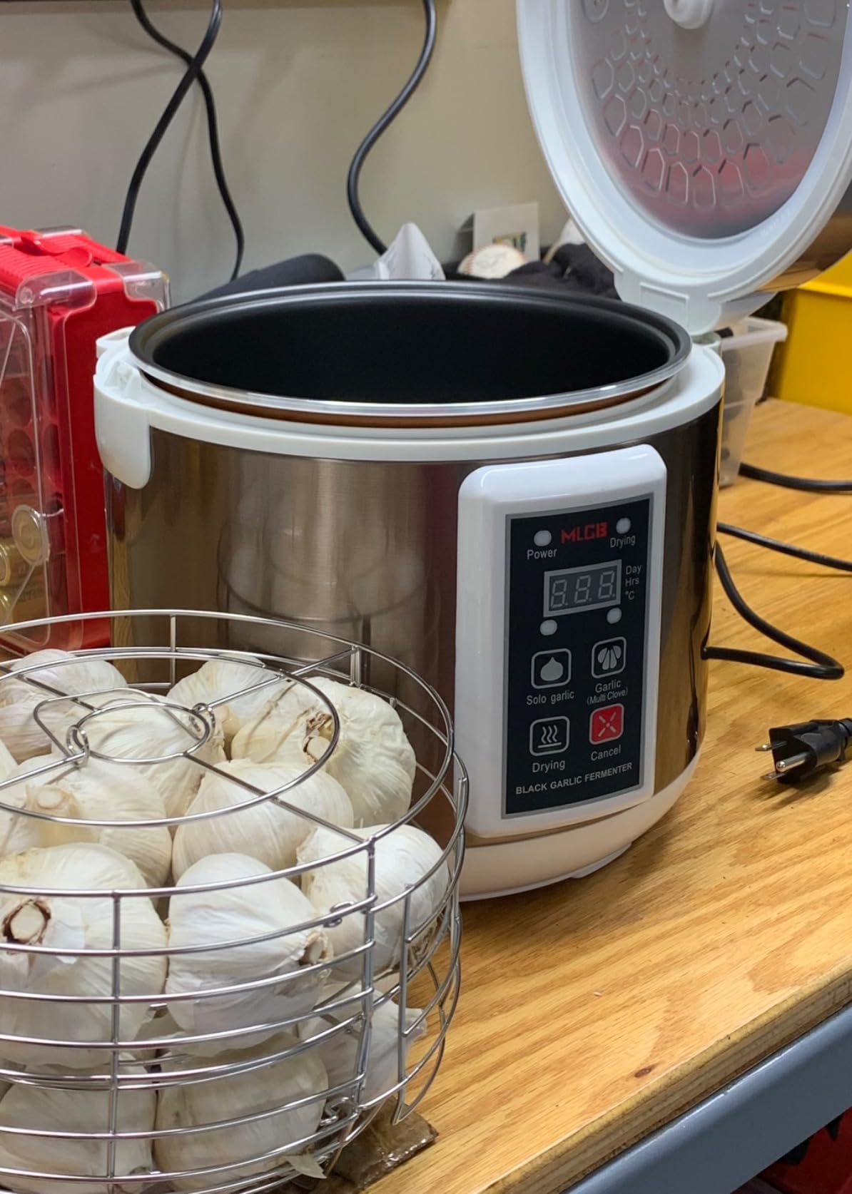 6L Black Garlic Fermenter,Yogurt Maker with Adjustable Temperature & Time Control,Kimchi machine,Sweet Rice Wine Maker Full Automatic,Natto Maker,FCC UL Listed customer photo 2