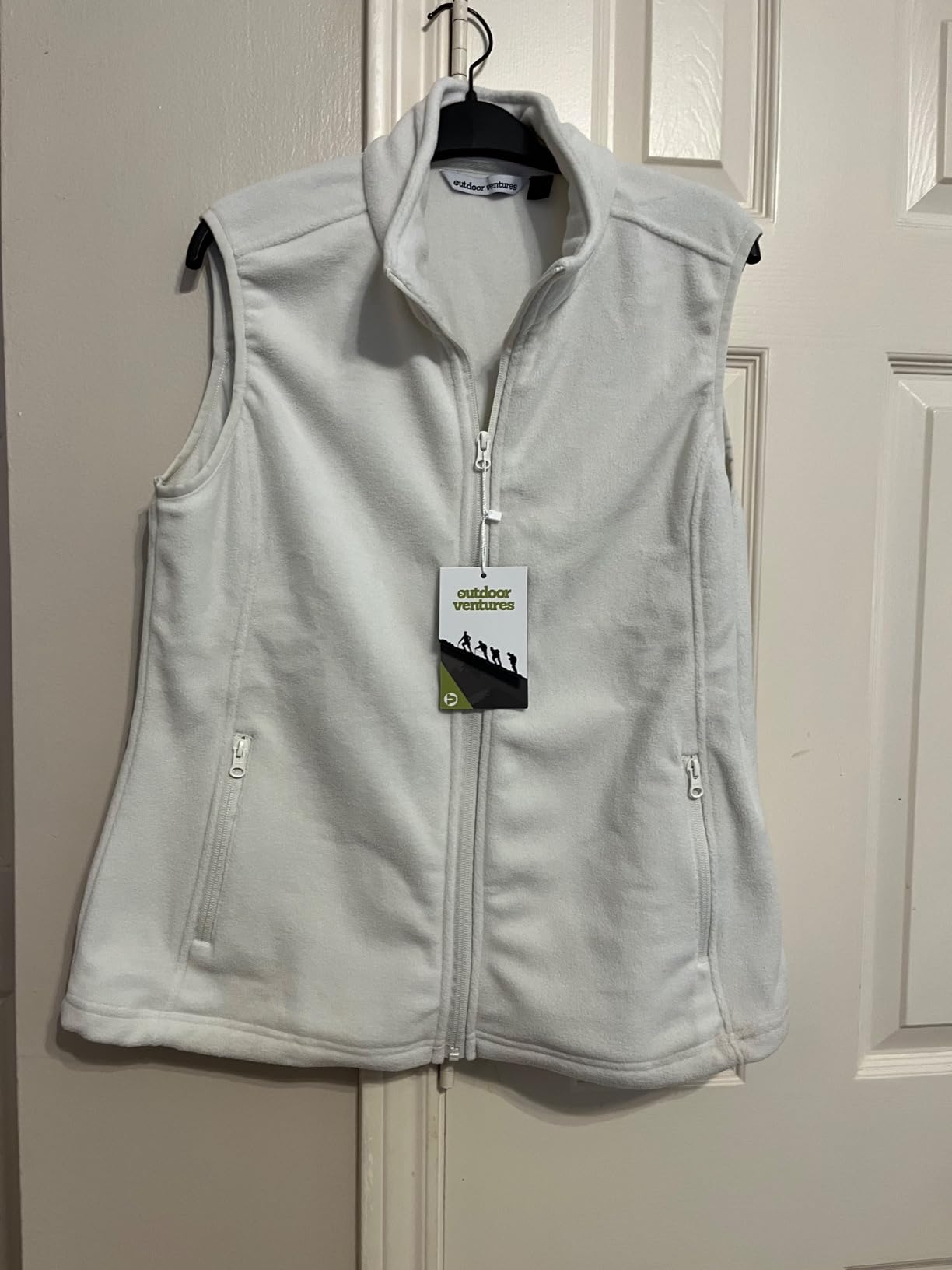 Outdoor Ventures Women's Polar Fleece Vest Outerwear Zip Sleeveless Jacket customer photo 2