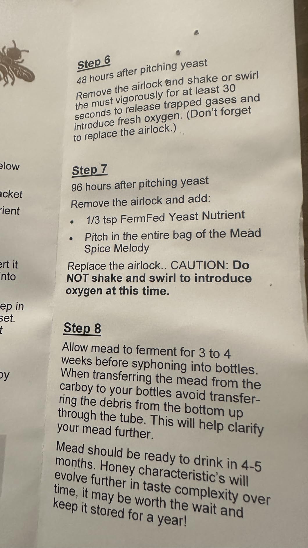 Mead Making Kit – 1 Gallon Mead Kit to Make Your own Honey Wine with Reusble Equipment- Brew a Delicious Metheglin Style Mead with Must Bee Company-Starter Kit Includes Yeast, Nutrients and Spices. customer photo 2