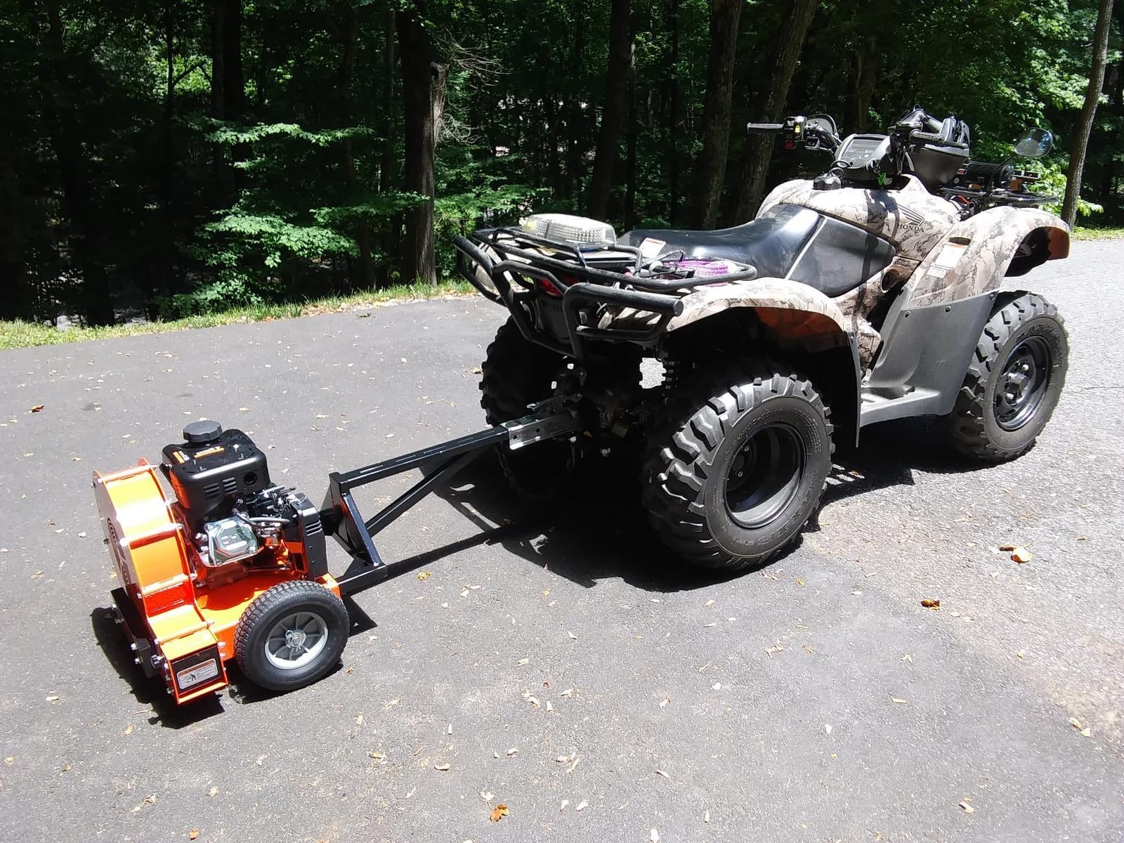 SuperHandy Walk Behind Leaf Blower, Wheeled Manual-Propelled, 7HP 209cc, 4 Stroke, Wind Force of 150 MPH / 1270 CFM at 3600RPM customer photo 2