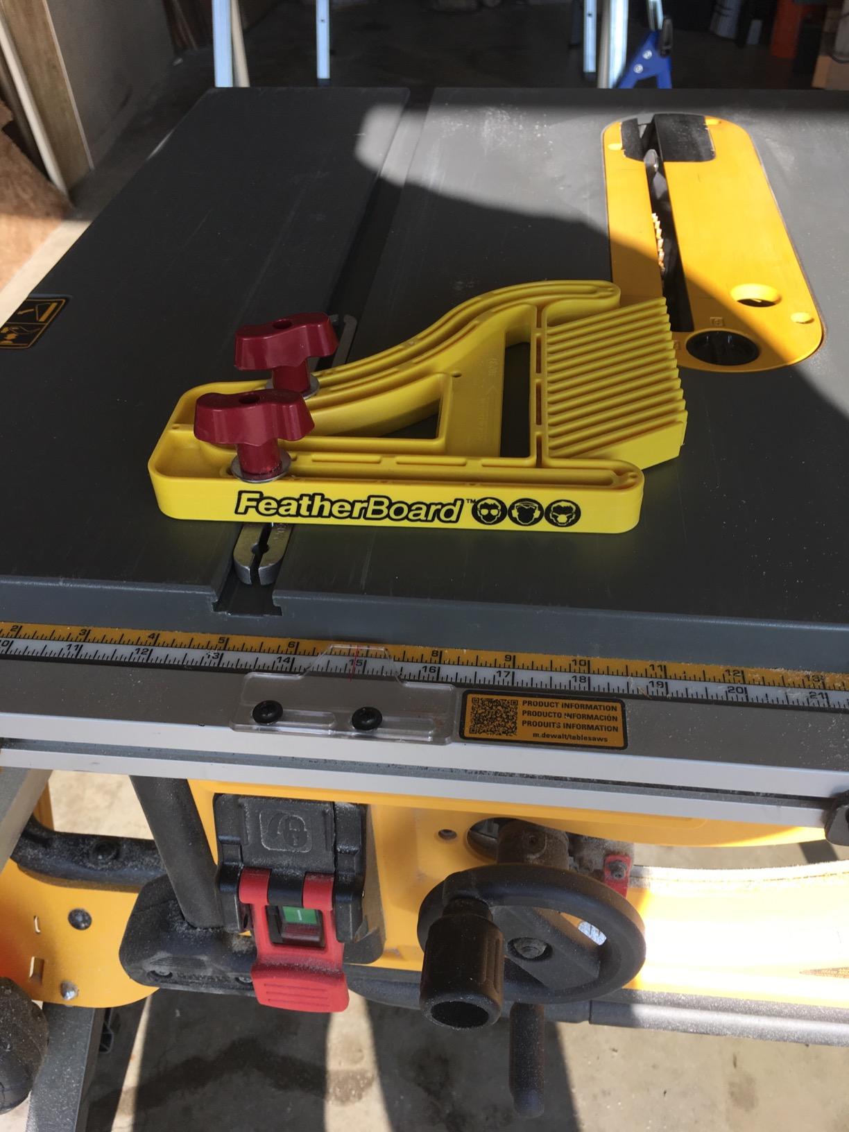 Milescraft 7334 Safety Bundle - Includes Feather Board, Push Stick, and FREE Grabber push block. Ideal for use on router tables, table saw, jointers, and even band saws , Yellow customer photo 1