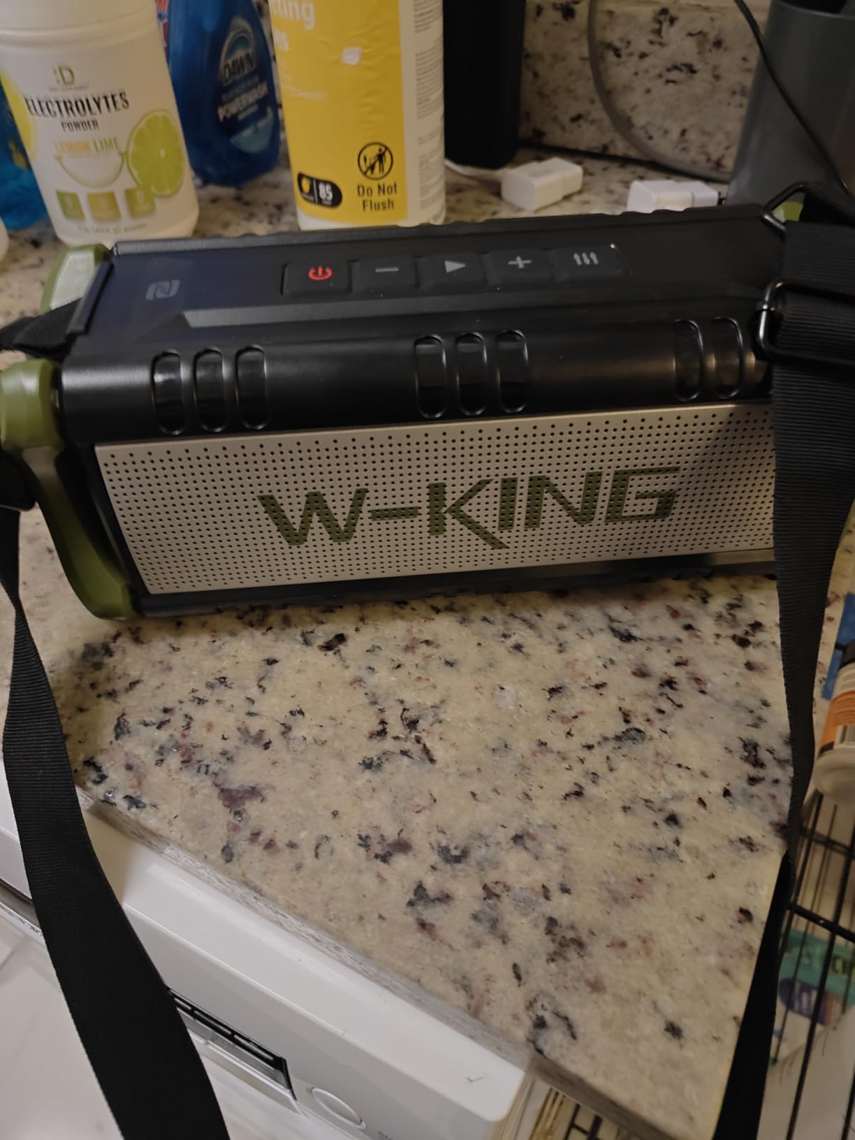 W-KING Bluetooth Speaker Wireless, 90W Max Loud Portable Outdoor Speaker | Deep Bass, IPX6 Waterproof, Floatable, Custom EQ, 40H, Dual Pairing, Subwoofer *2, TF, Large Speaker for Beach/Garage/Jobsite customer photo 2